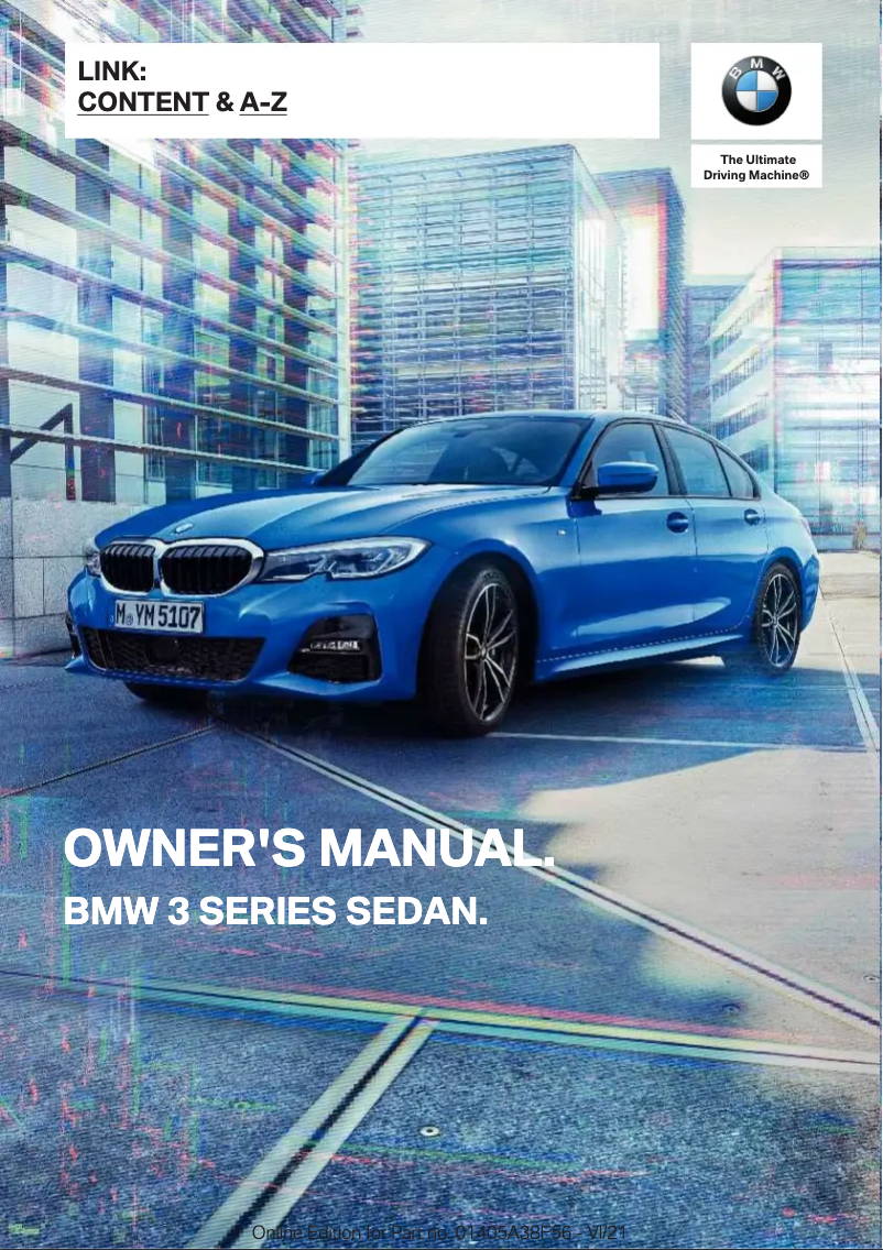 Page 1 de la notice Manuel utilisateur BMW 3 Series (2022)