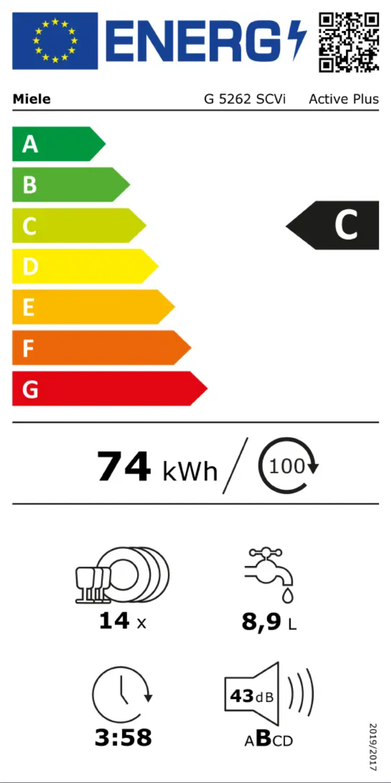 Image de la première page du manuel de l'appareil G 5262 SCVi Active Plus