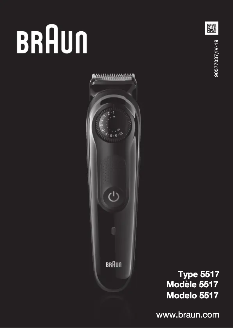 Page n°1 - Manuel utilisateur Braun BT3940