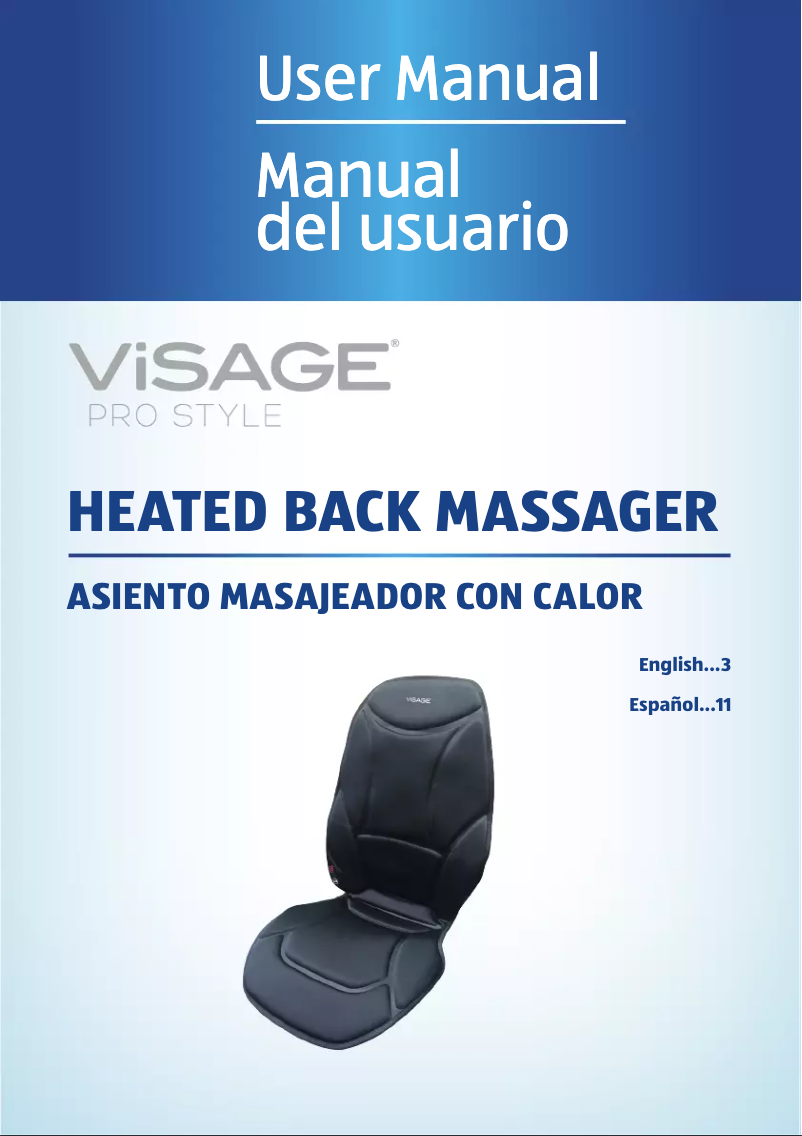 Image de la première page du manuel de l'appareil Heated Massager E7264