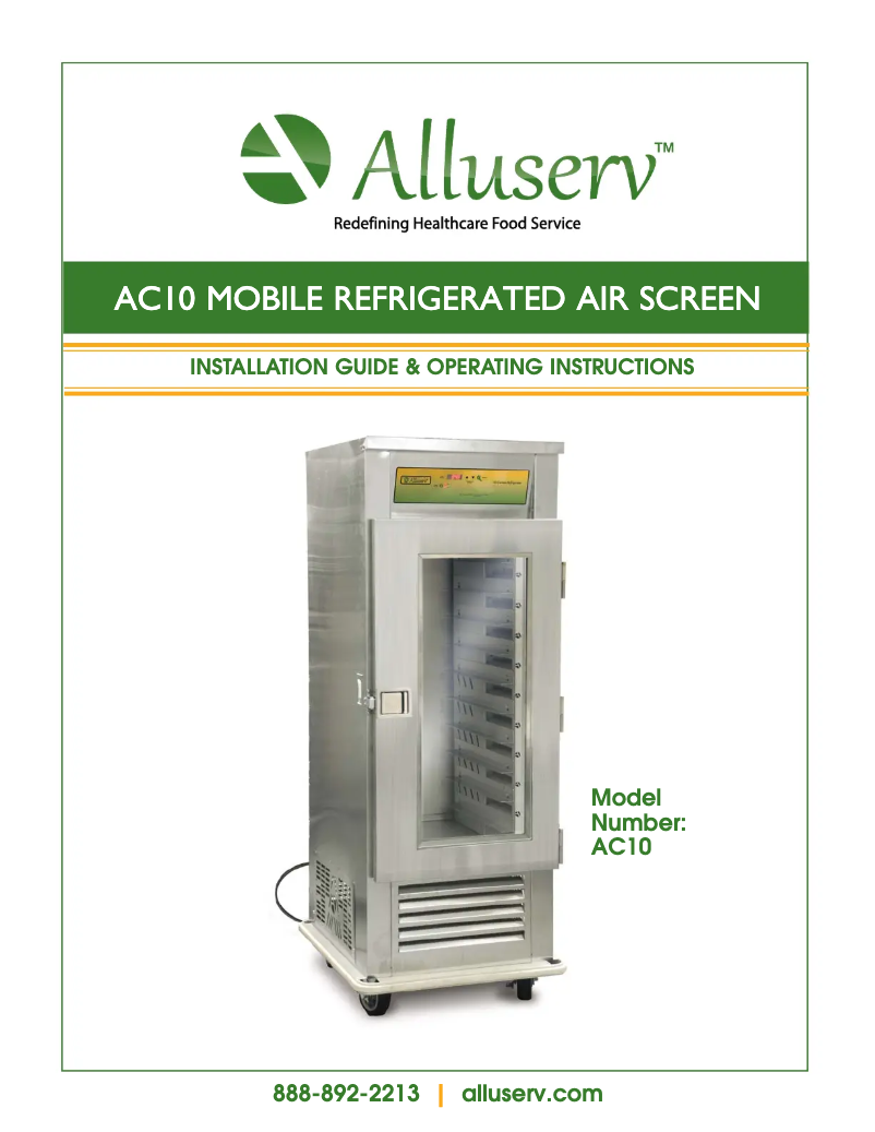 Page 1 de la notice Manuel utilisateur Alluserv AC10