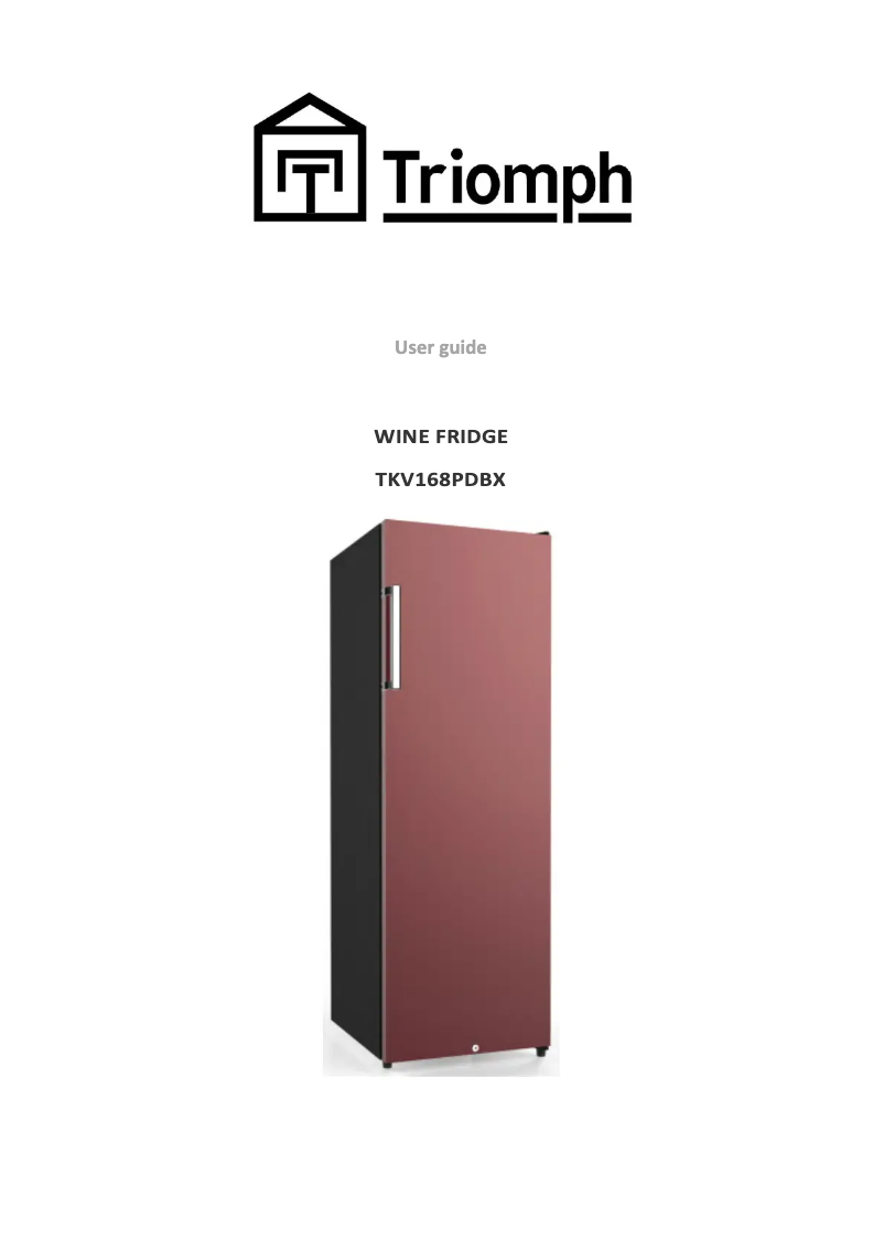 Page n°1 - Manuel utilisateur Triomph TKV168PDBX
