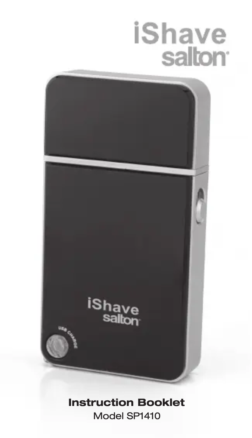 Page 1 de la notice Manuel utilisateur Salton SP1410