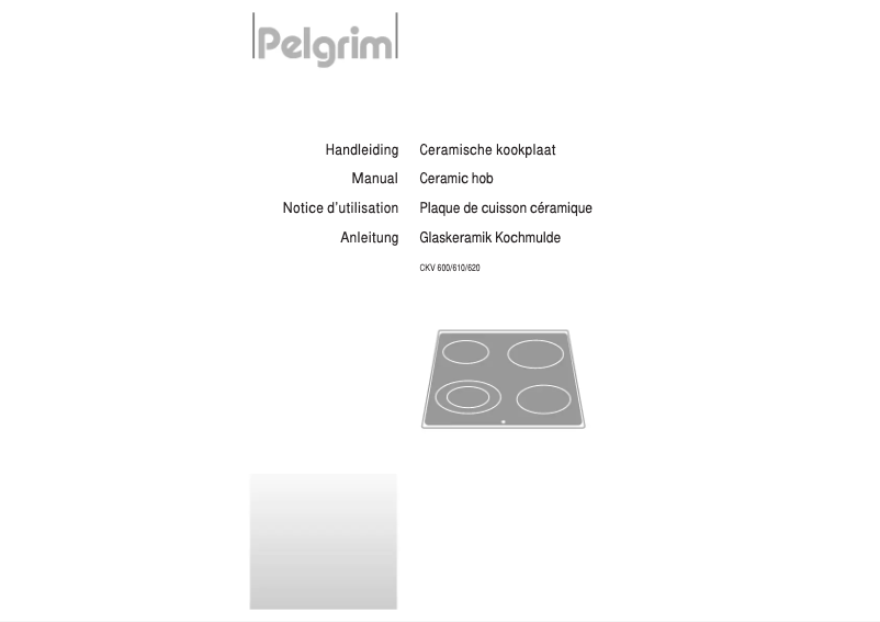 Page 1 of the manual User Manual Pelgrim CK60
