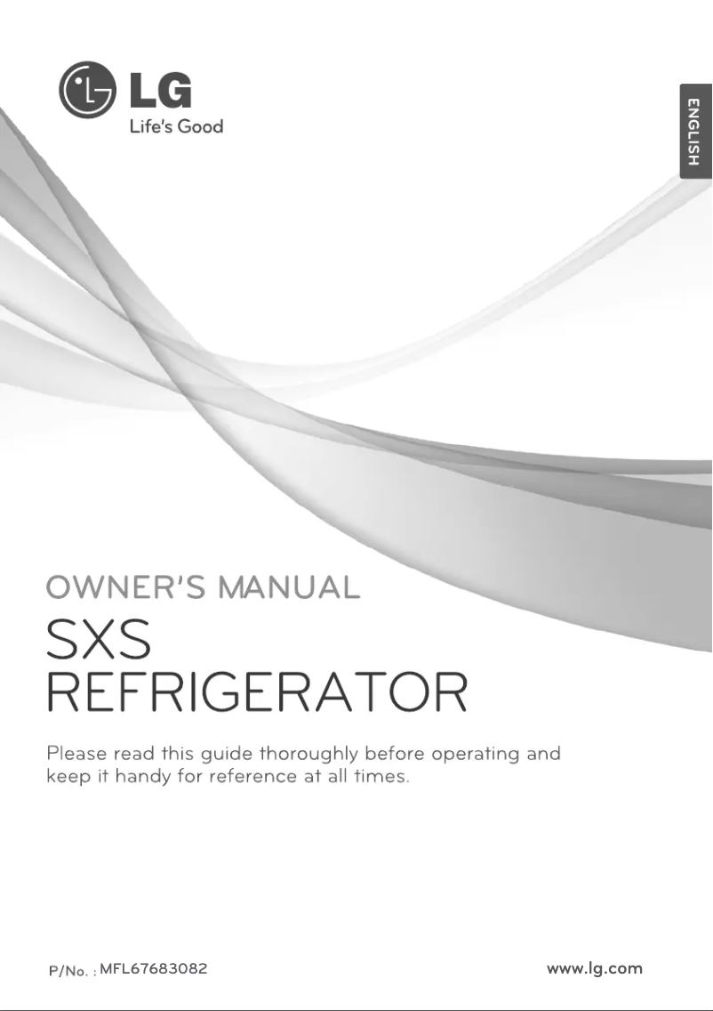 Imagen de la primera página del manual del dispositivo GSL325WBYV