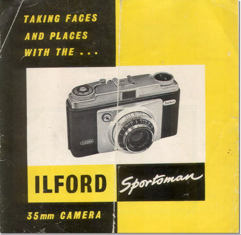 Página 1 del manual Manual de usuario Ilford Sportsman 1957