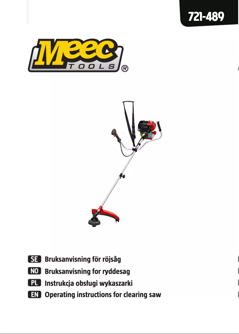 Page n°1 - Manuel utilisateur Meec Tools 721-489