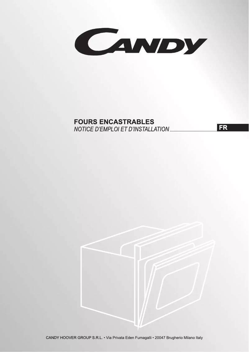 Page 1 de la notice Manuel utilisateur Candy FCC603AV