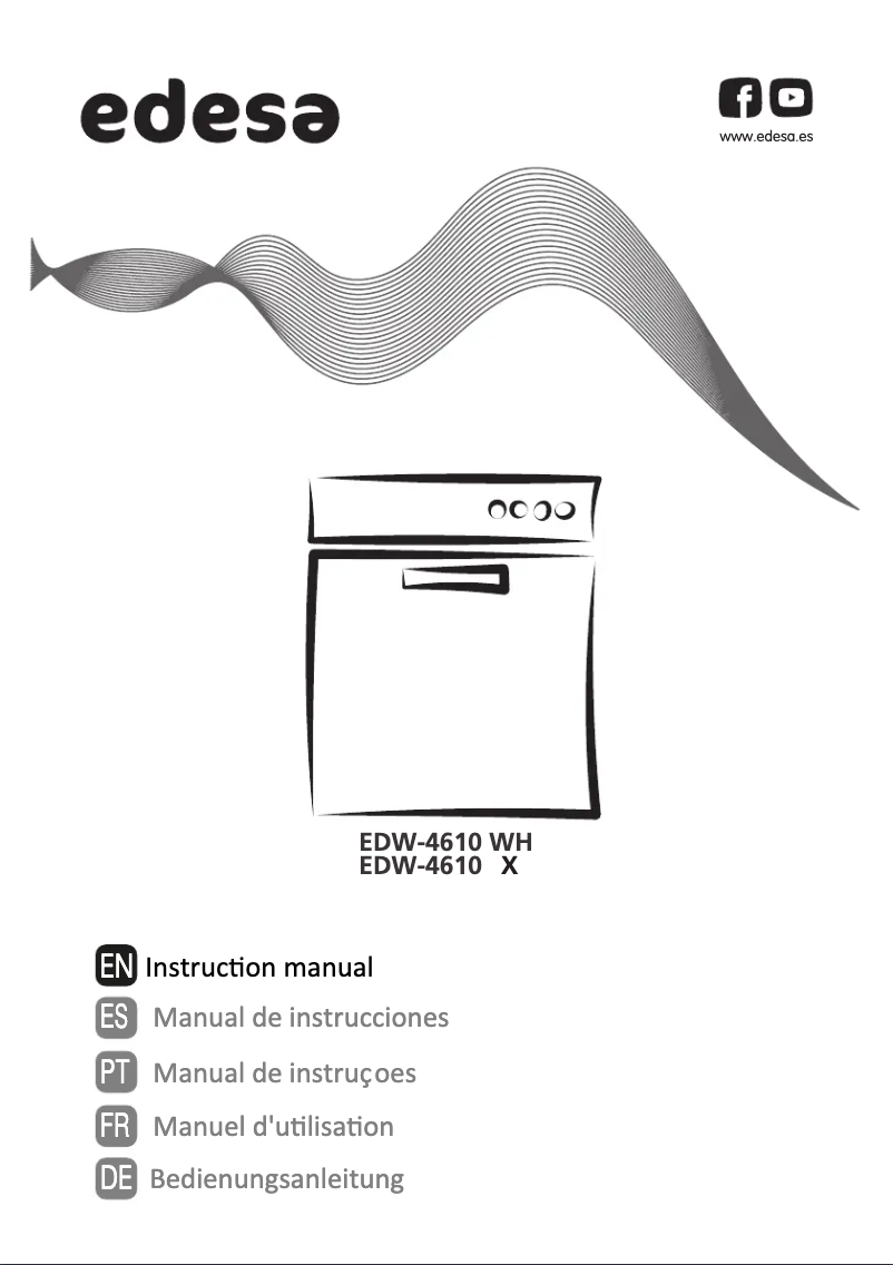 Page 1 de la notice Manuel utilisateur Edesa EDW-4610 WH