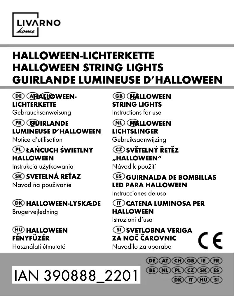 Page n°1 - Manuel utilisateur Livarno Lux IAN 390888