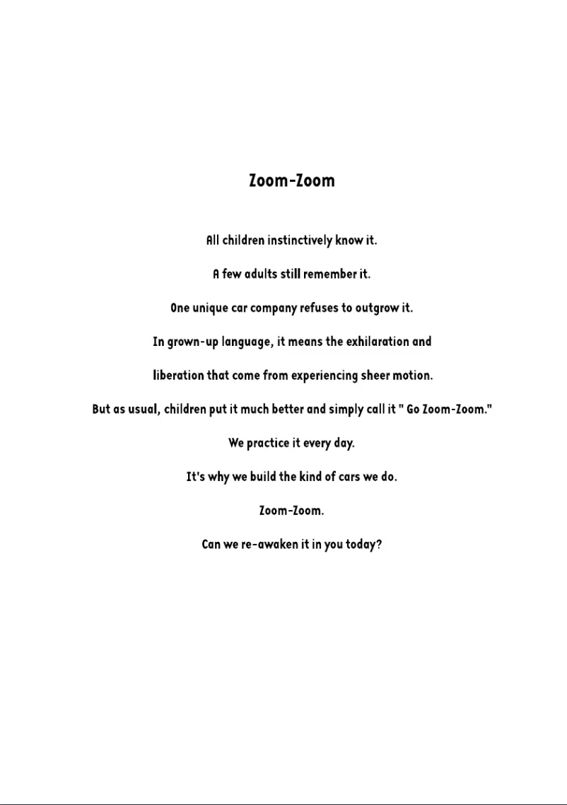 Page 1 de la notice Manuel utilisateur Mazda 3 Hatchback (2007)