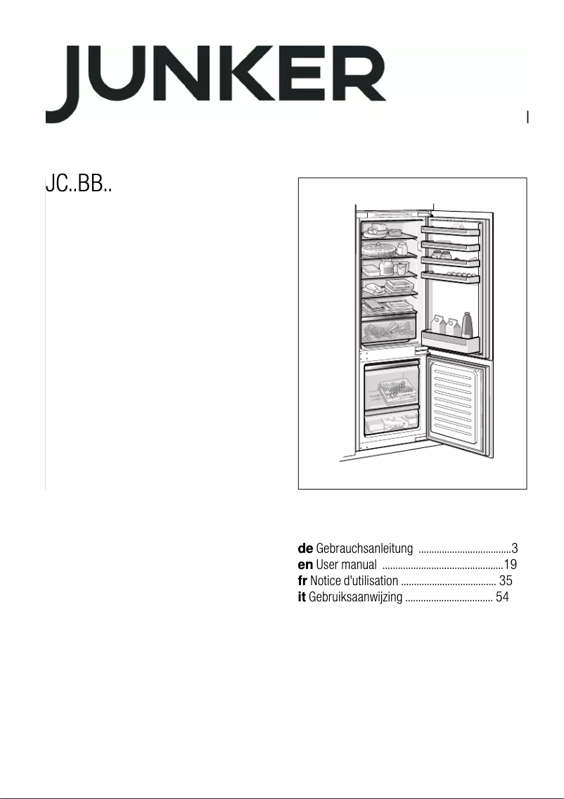 Image de la première page du manuel de l'appareil JC87BB30