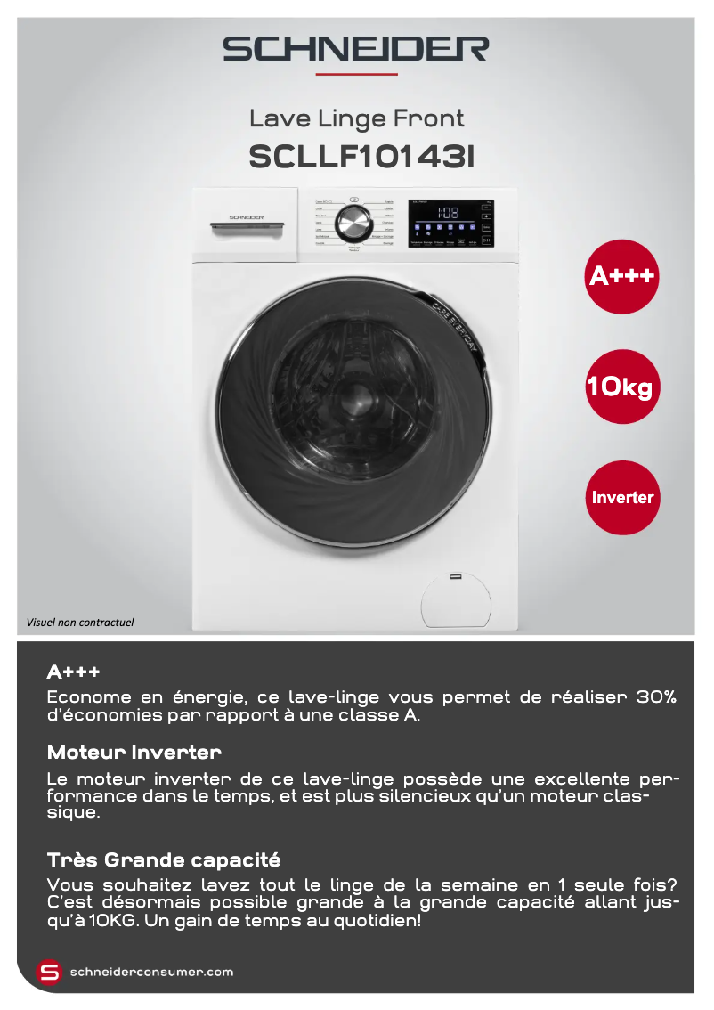 Page 1 de la notice Manuel utilisateur Schneider SCLLF10143I