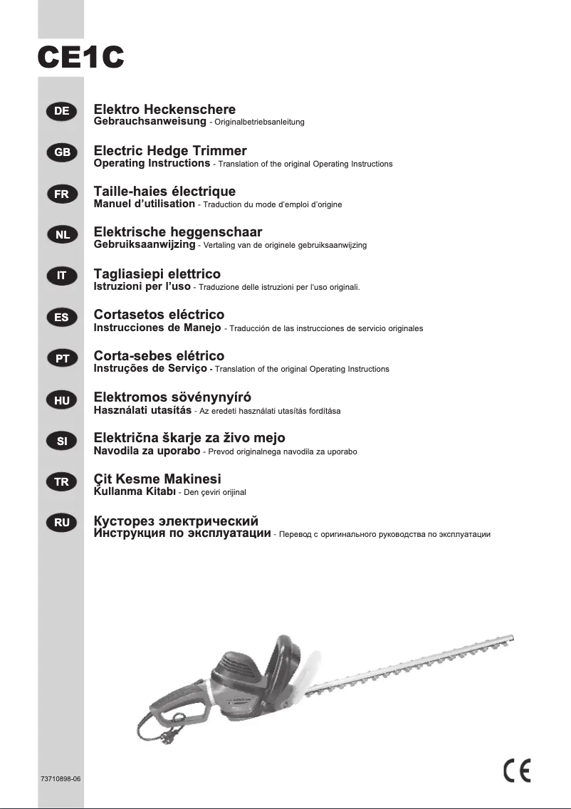 Página 1 del manual Manual de usuario Anova CE1C