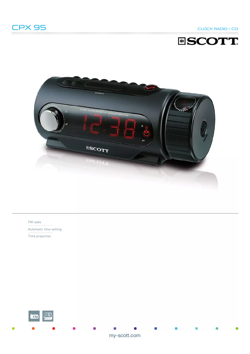 Image de la première page du manuel de l'appareil CPX 95