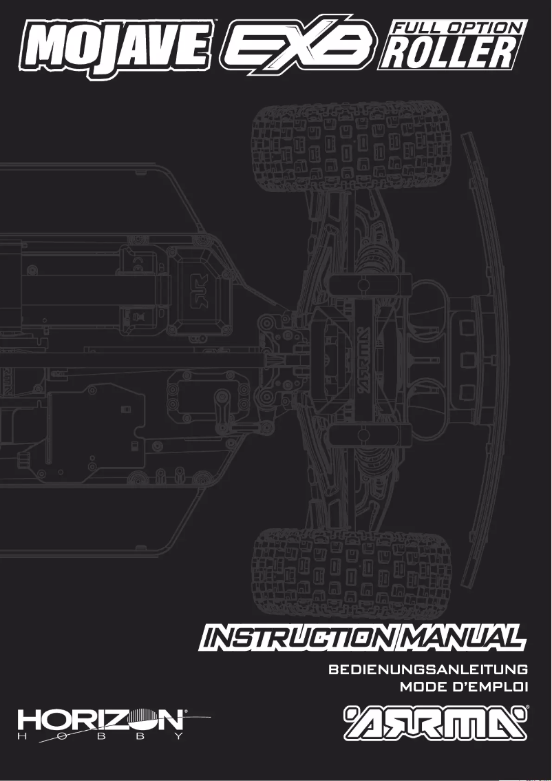 Page 1 de la notice Manuel utilisateur ARRMA Mojave EXtreme Bash