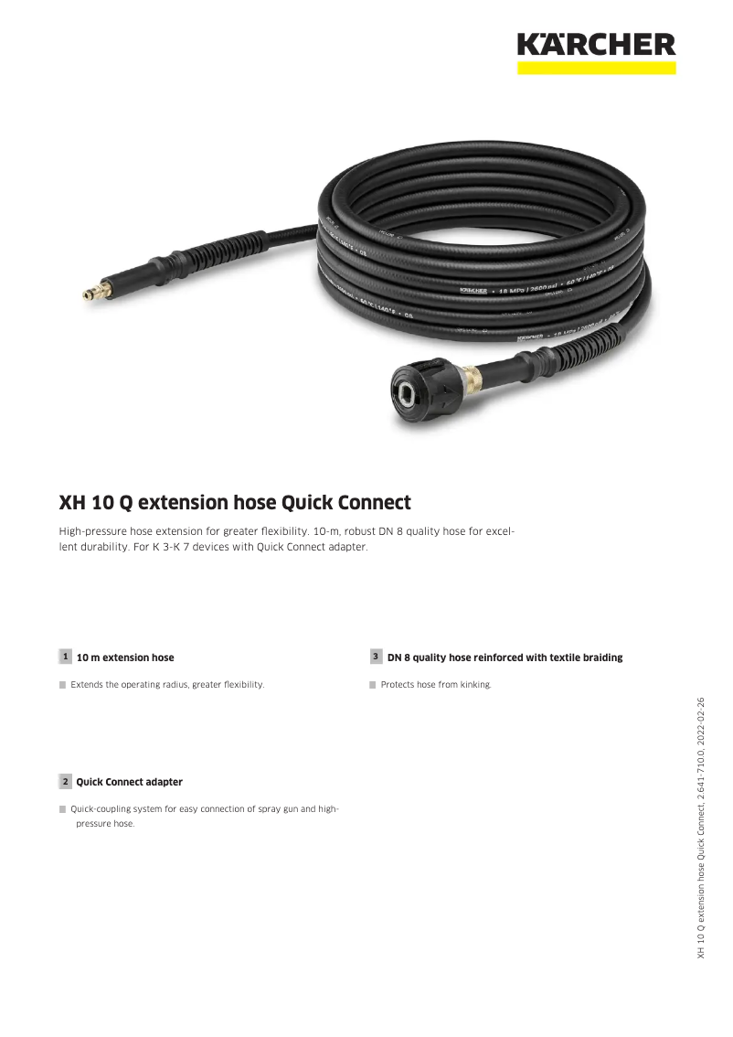 Image de la première page du manuel de l'appareil XH 10 Q Quick Connect
