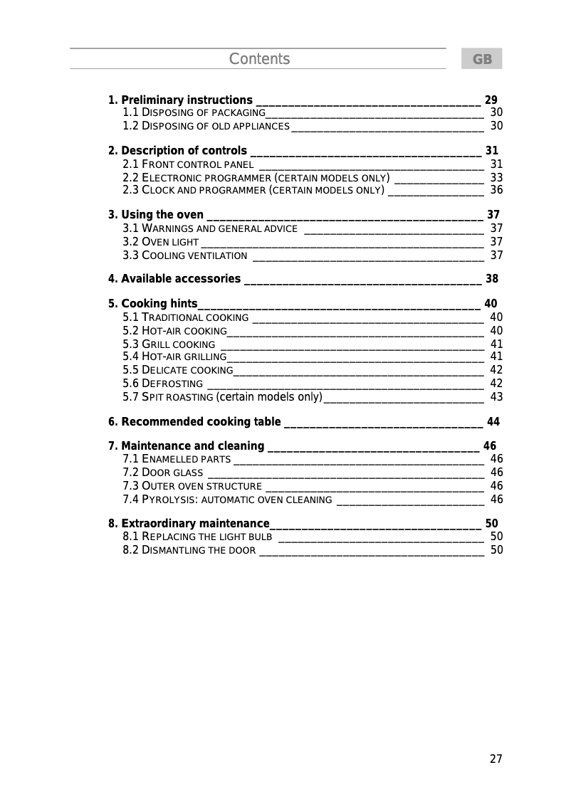 Image de la première page du manuel de l'appareil SE 1055 MFX