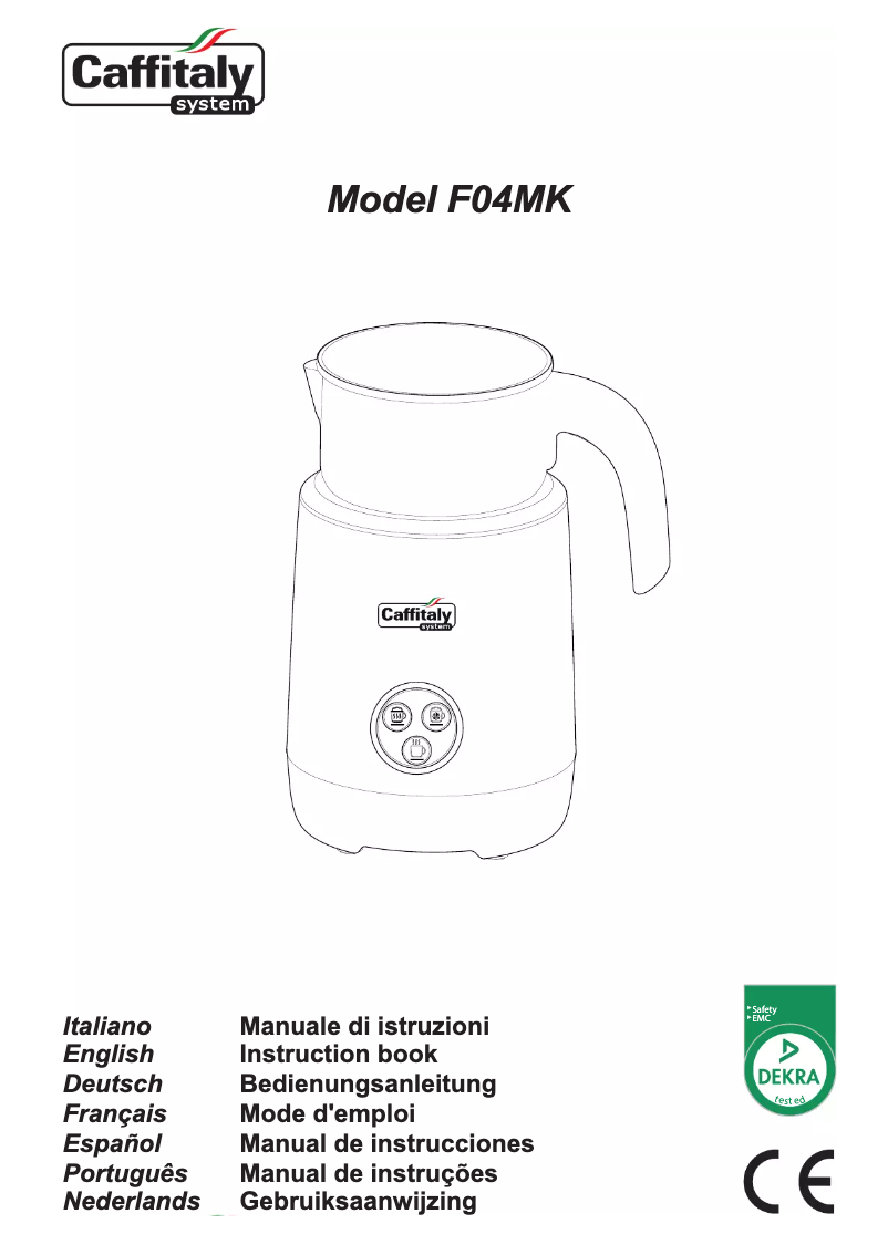 Image de la première page du manuel de l'appareil F04MK