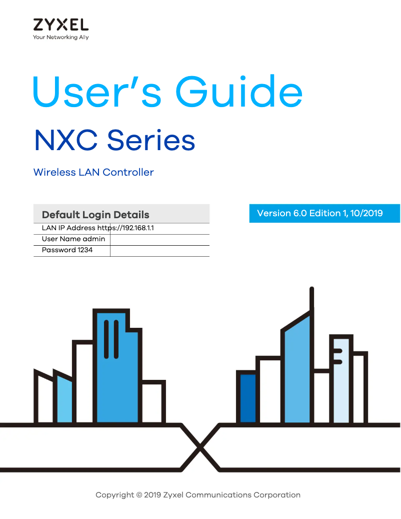 Page n°1 - Manuel utilisateur ZyXEL NXC5500