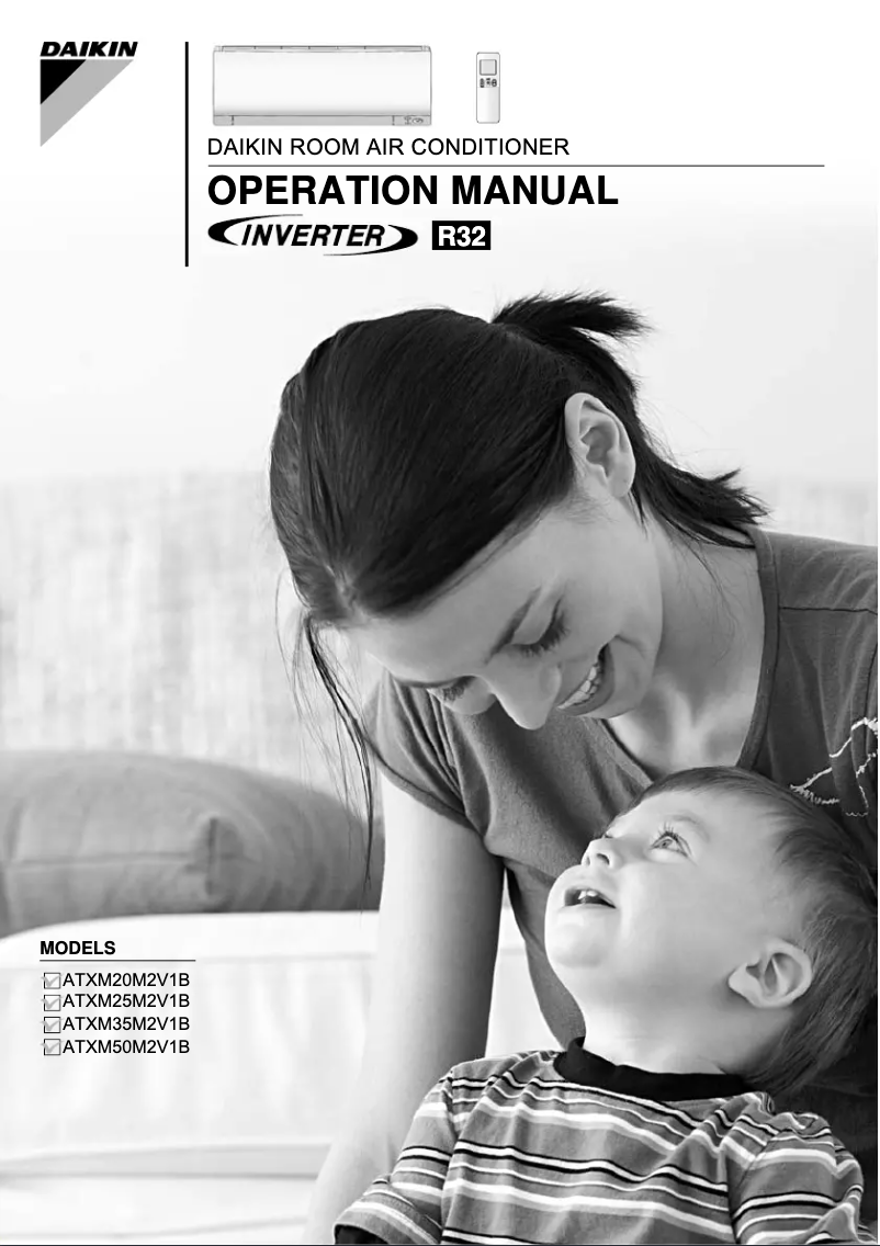 Page 1 de la notice Manuel utilisateur Daikin ATXM50M2V1B