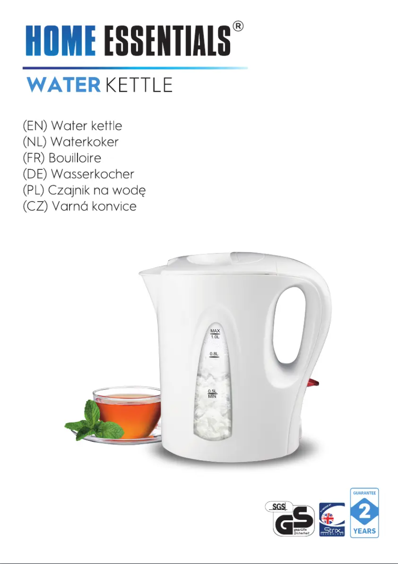 Image de la première page du manuel de l'appareil WK-124062