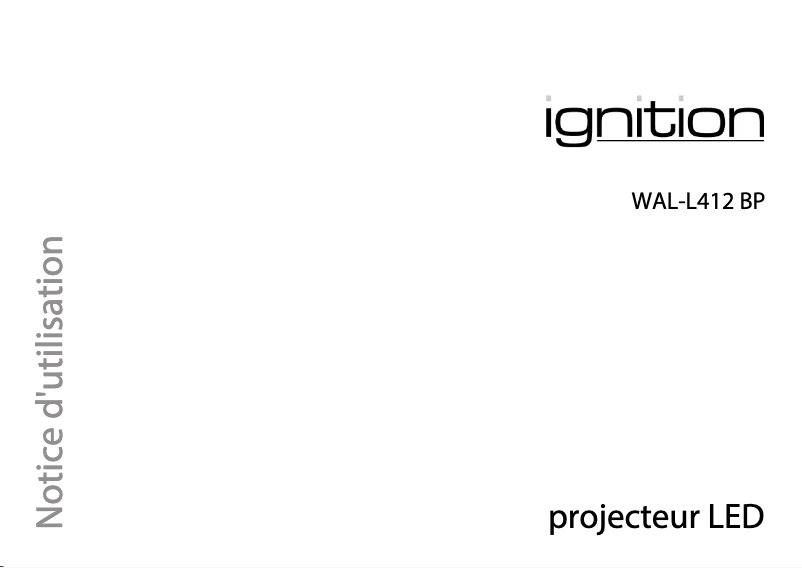 Image de la première page du manuel de l'appareil WAL-L412 BP