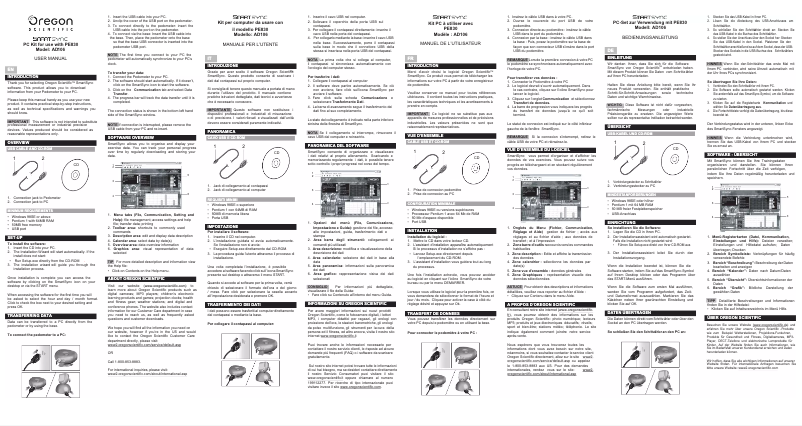 Page n°1 - Manuel utilisateur Oregon Scientific AD106