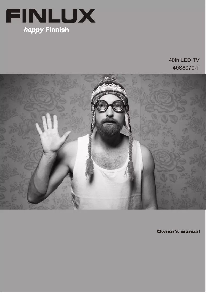 Page 1 de la notice Manuel utilisateur Finlux 40S8070-T