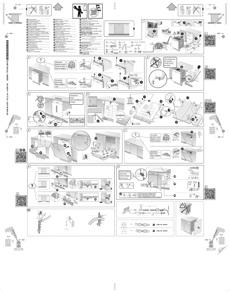 Page 1 de la notice Manuel utilisateur Bosch SGV2ITX48E