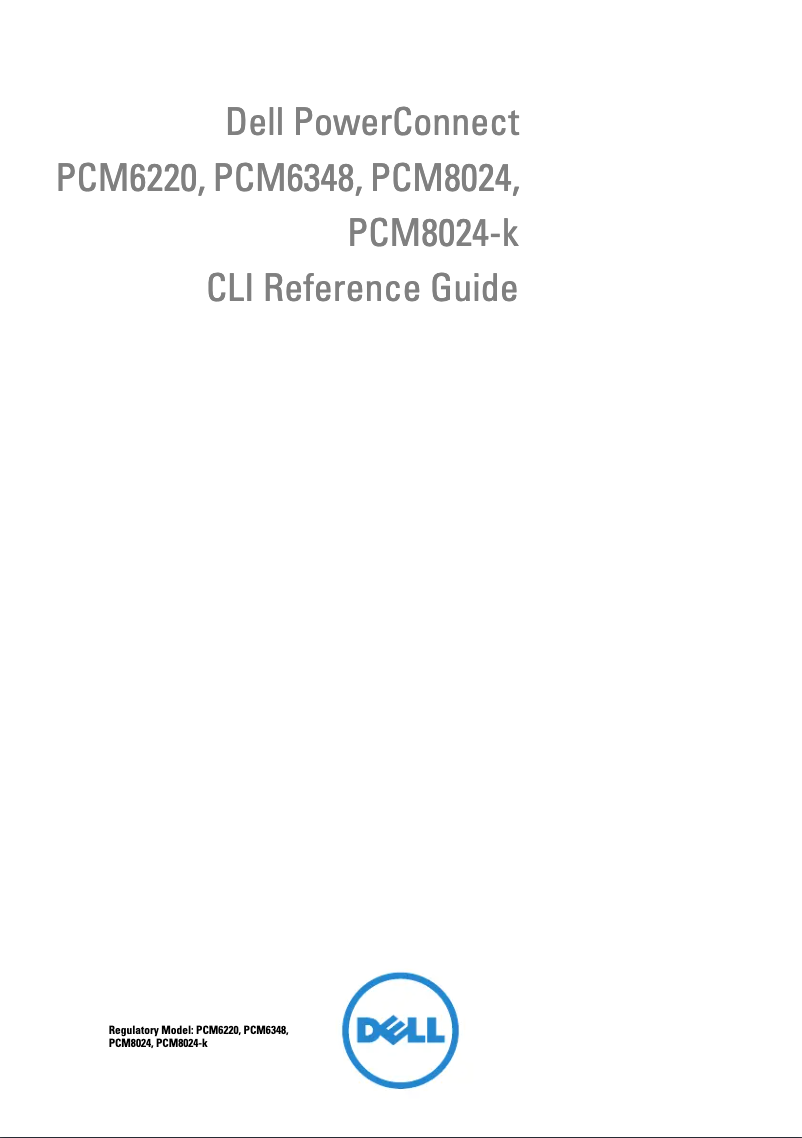 Image de la première page du manuel de l'appareil PowerConnect M6348