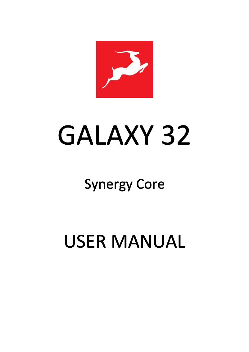 Página 1 del manual Manual de usuario Antelope Audio Galaxy 32 Synergy Core