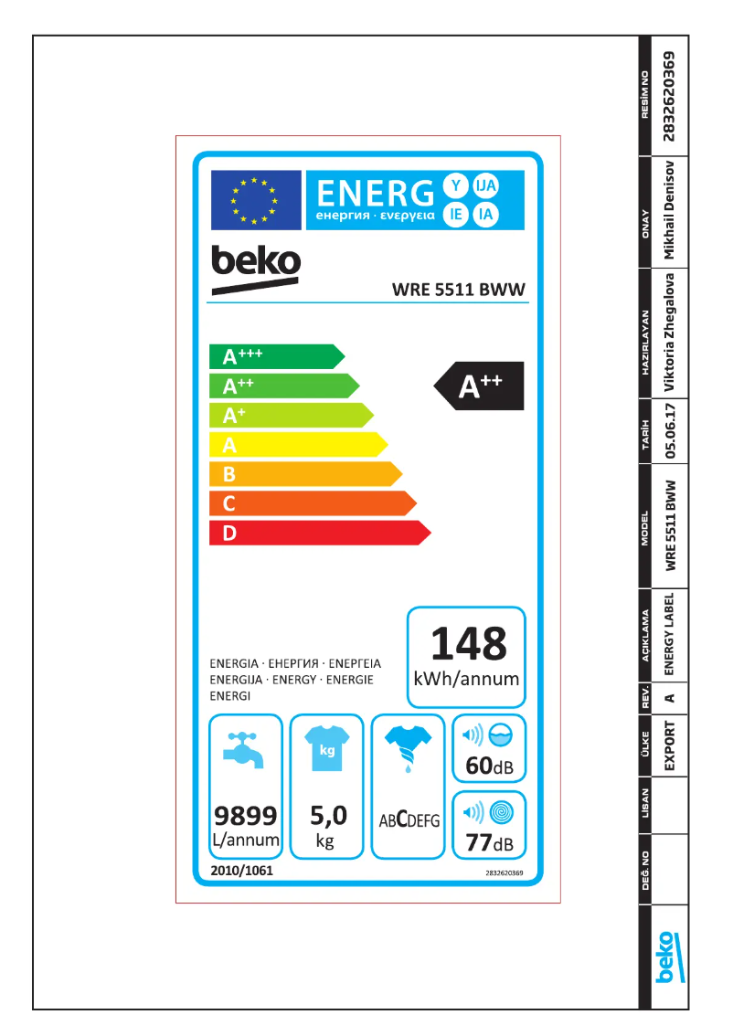 Image de la première page du manuel de l'appareil WRE 5511 BWW