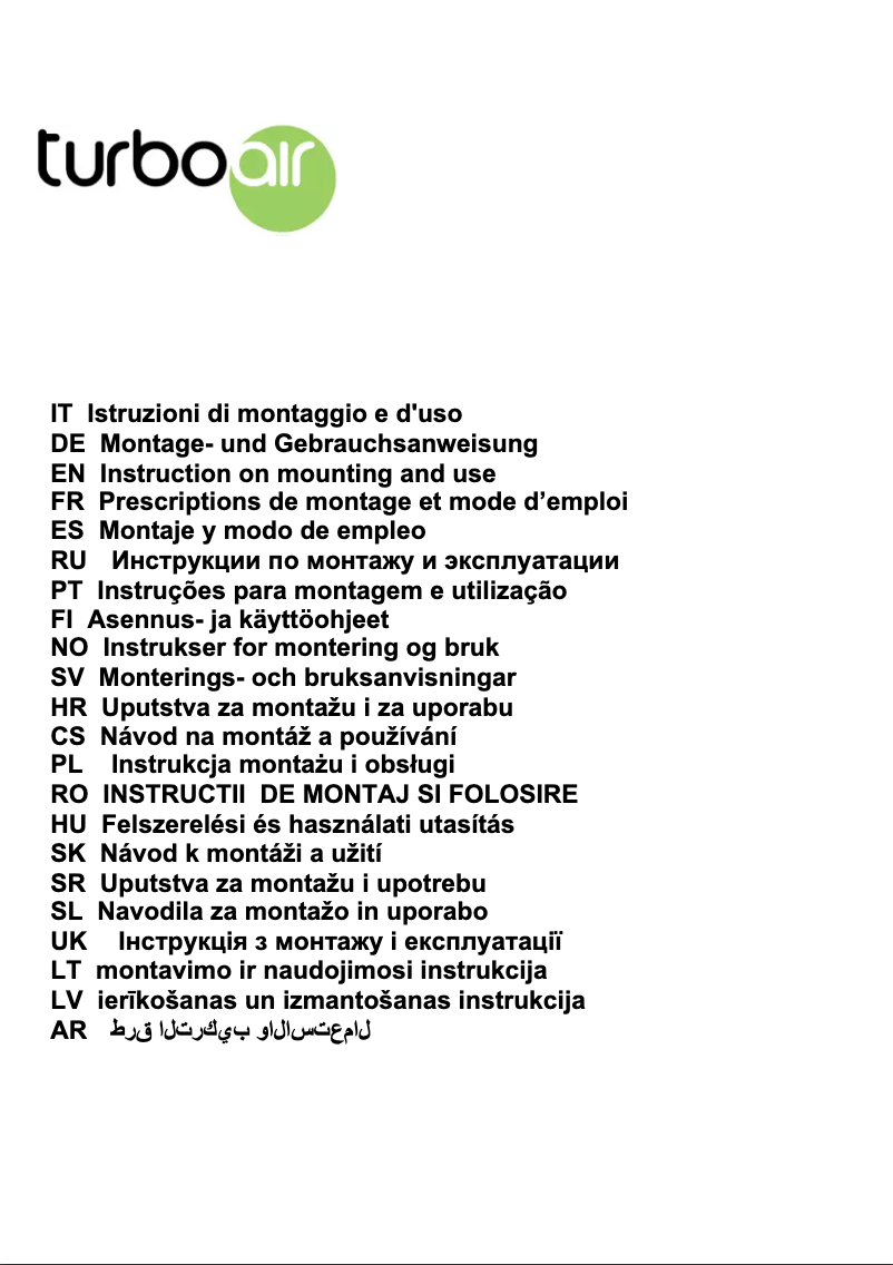 Image de la première page du manuel de l'appareil Aosta IX/LUX/A/74