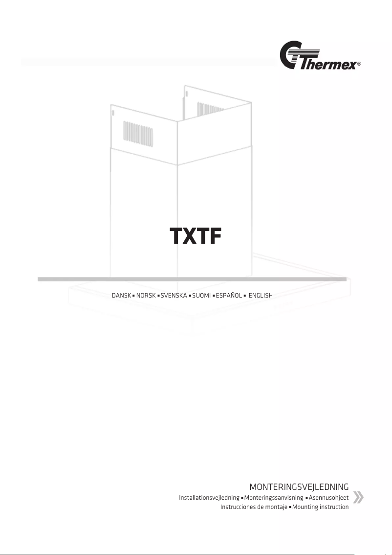 Page n°1 - Manuel utilisateur Thermex TXTF90