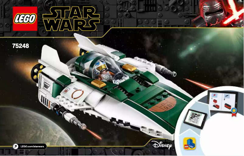 Page 1 de la notice Manuel utilisateur Lego Star Wars 75248