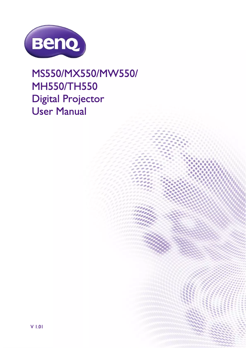Image de la première page du manuel de l'appareil MS550