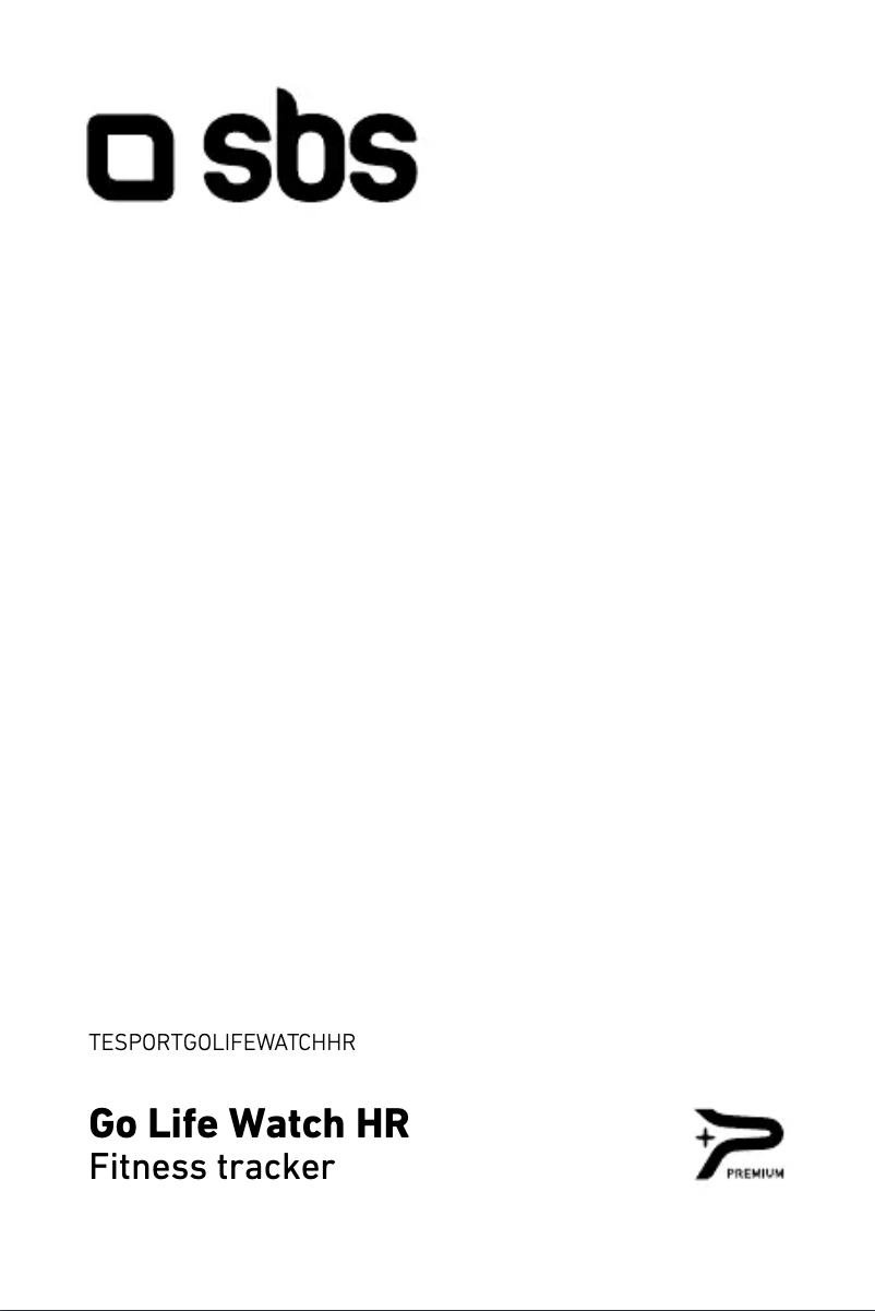 Image de la première page du manuel de l'appareil Go Life Watch HR
