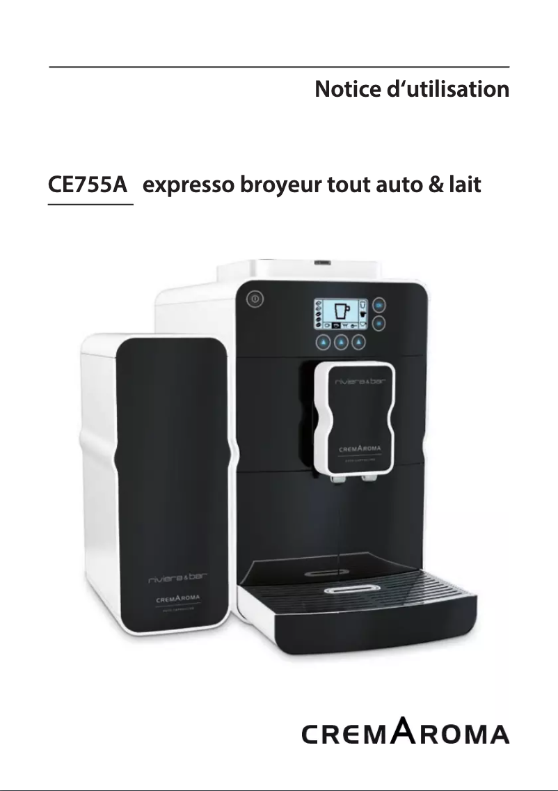 Page n°1 - Manuel utilisateur Riviera & Bar CE755A