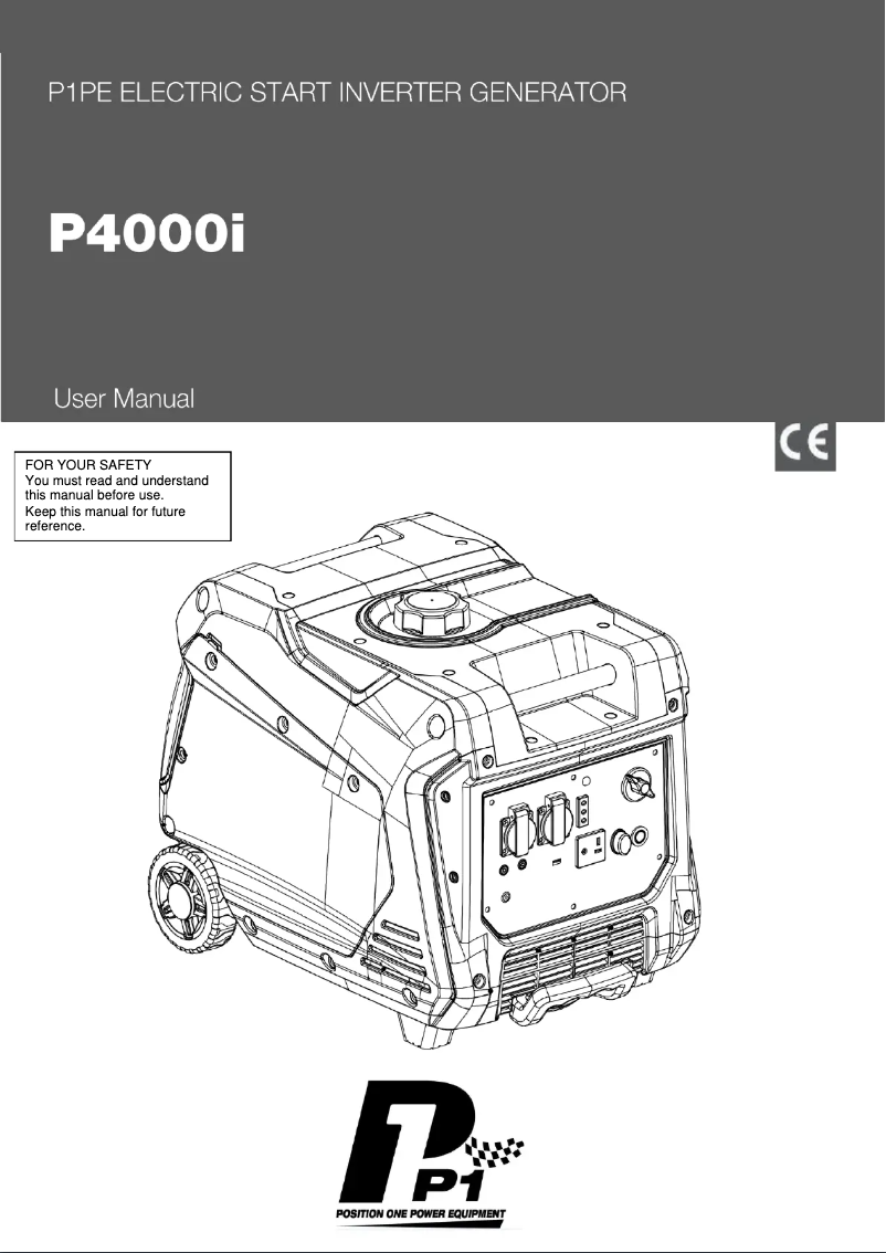 Page 1 de la notice Manuel utilisateur Hyundai P4000i