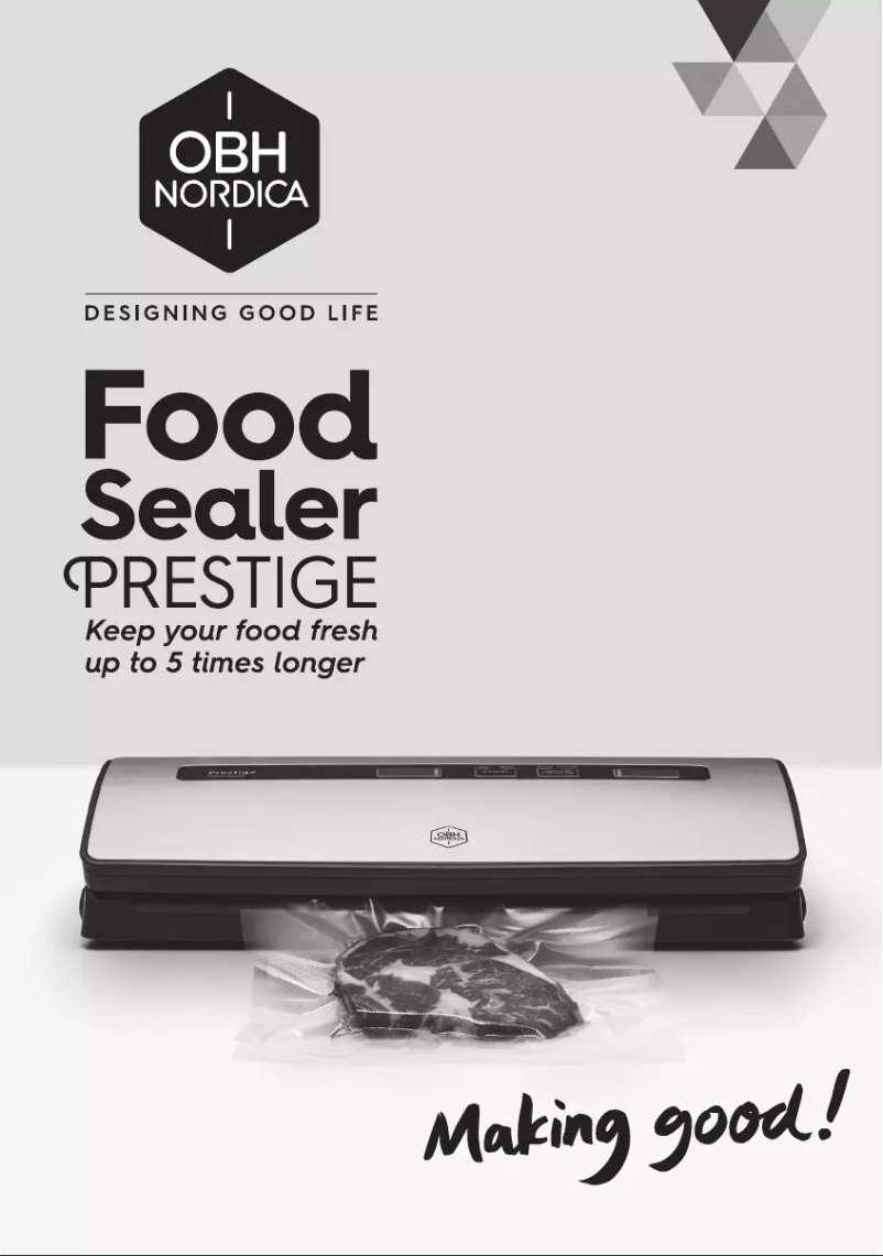 Page n°1 - Manuel utilisateur OBH Nordica Prestige
