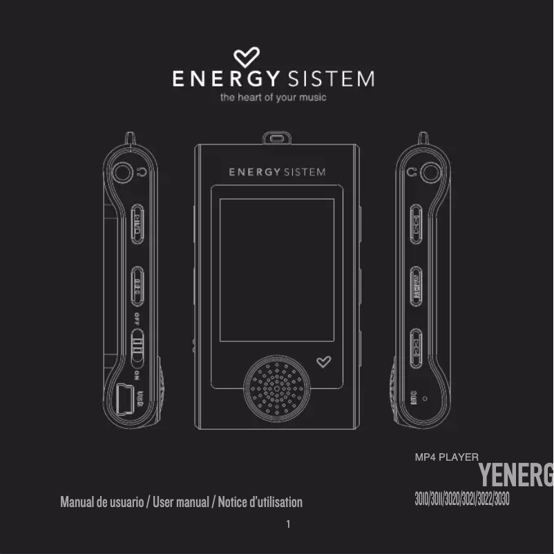 Page n°1 - Manuel utilisateur Energy Sistem Energy 3030