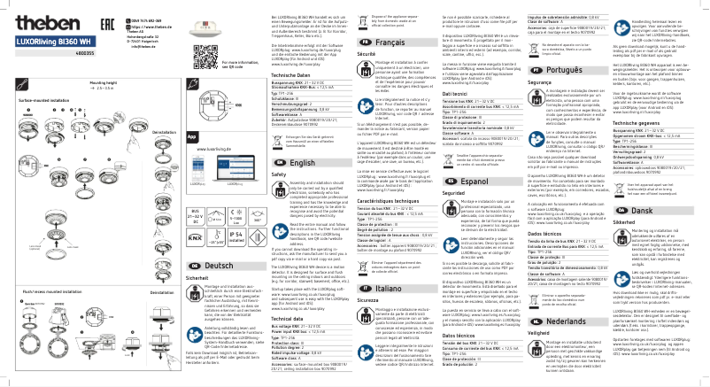 Image de la première page du manuel de l'appareil LUXORliving BI360