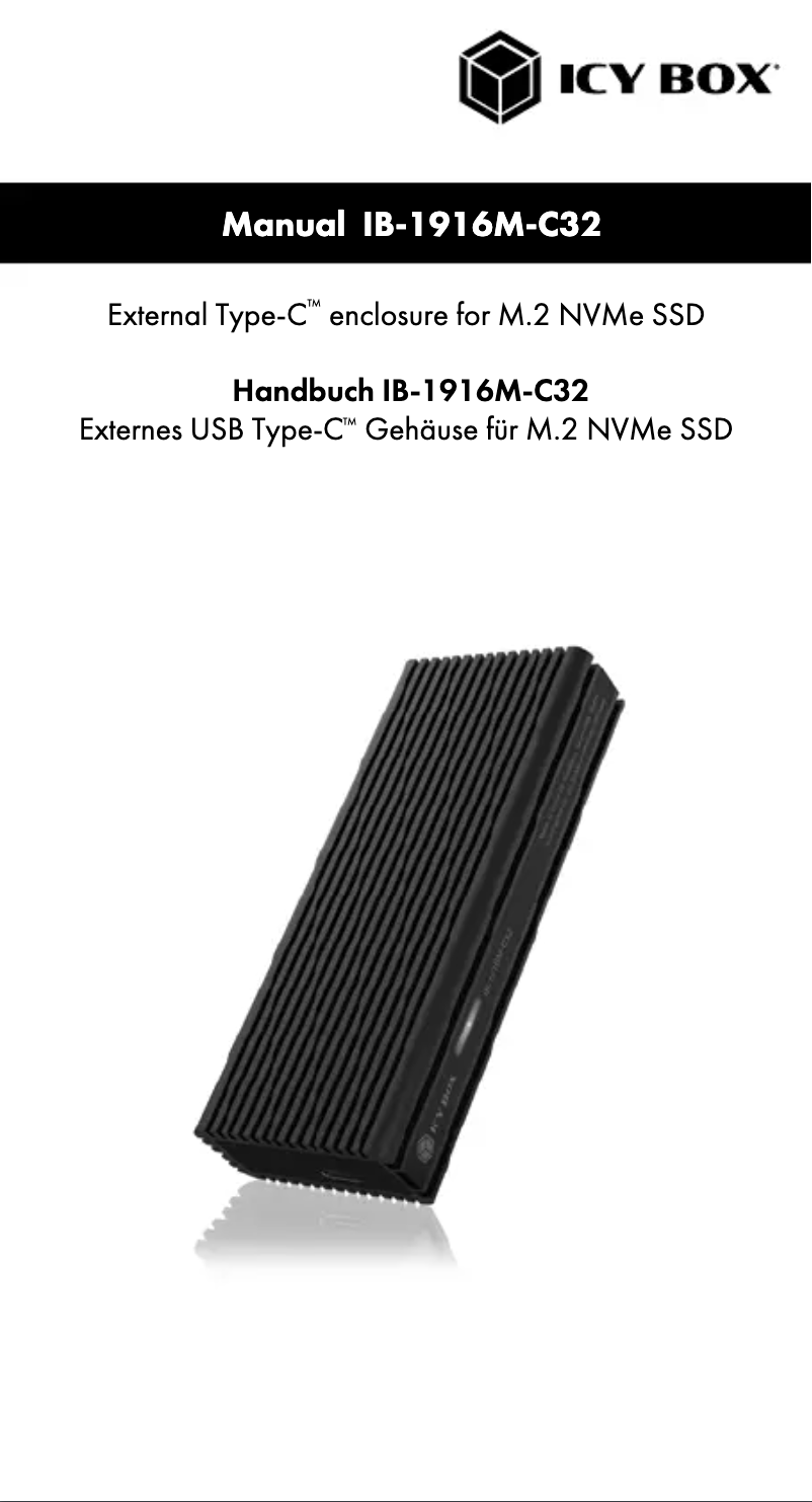 Image de la première page du manuel de l'appareil IB-1916M-C32