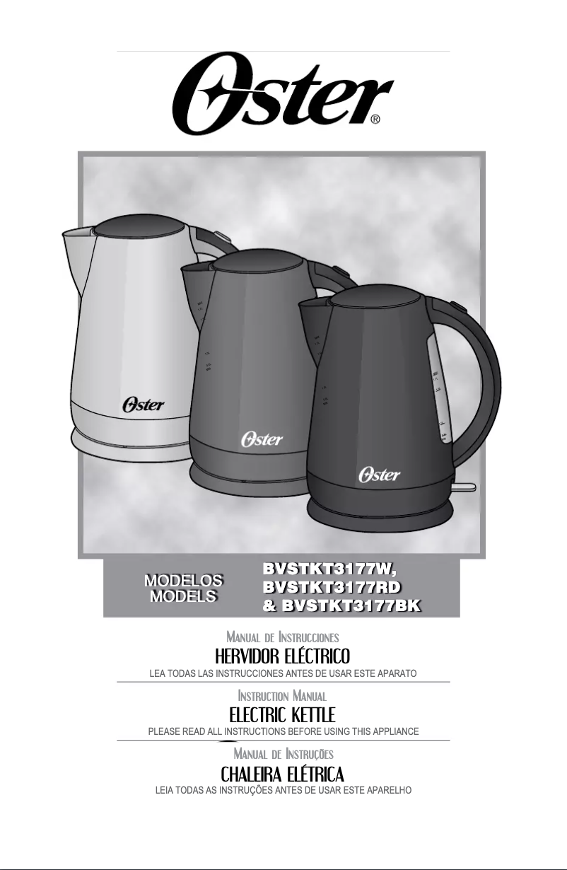 Page n°1 - Manuel utilisateur Oster BVSTKT3177BK
