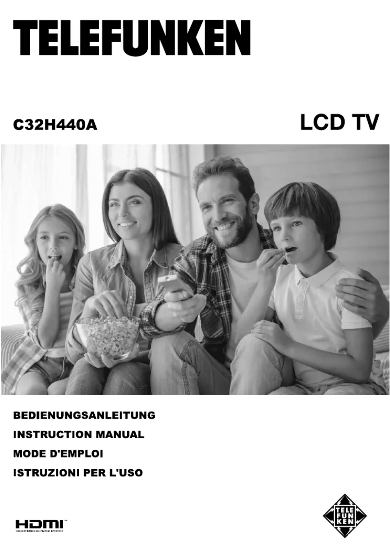 Image de la première page du manuel de l'appareil C32H440A