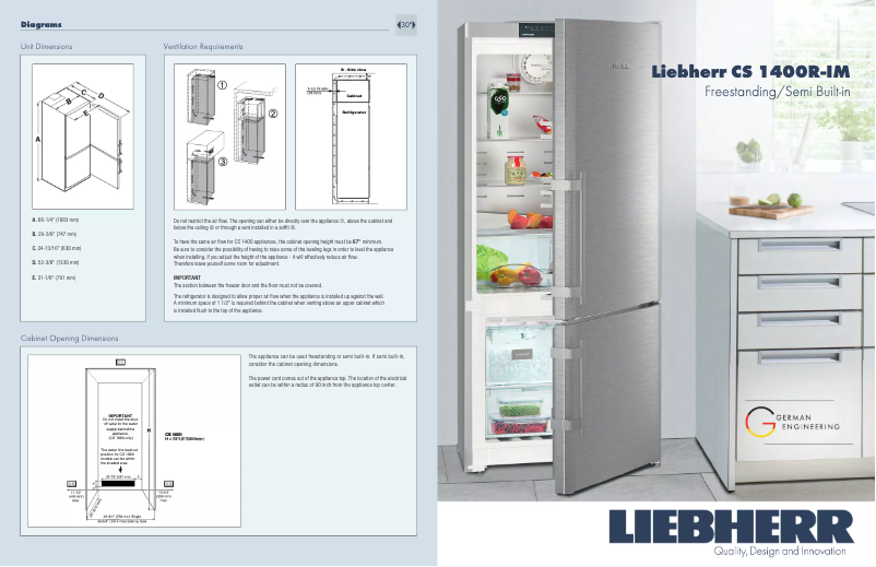 Image de la première page du manuel de l'appareil CS-1400R-IM