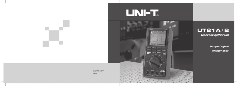 Image de la première page du manuel de l'appareil UT81B