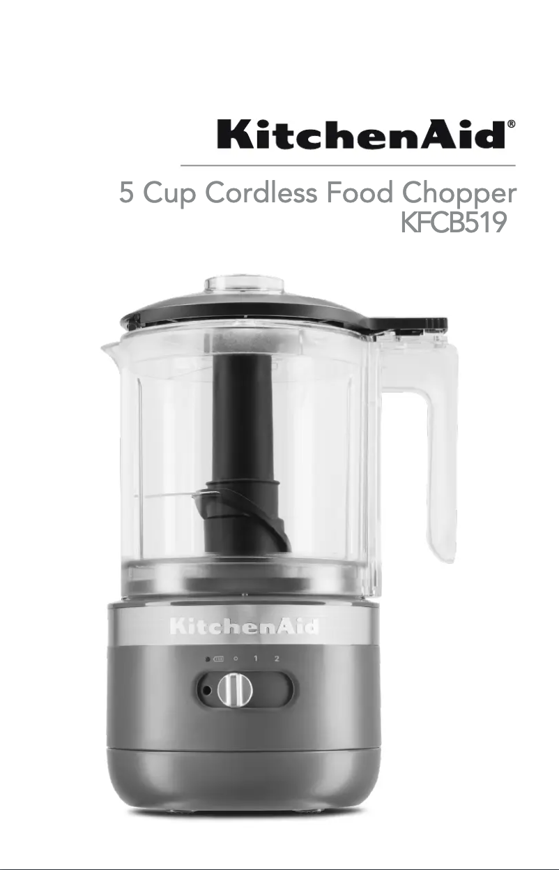 Page 1 de la notice Manuel utilisateur KitchenAid KFCB519