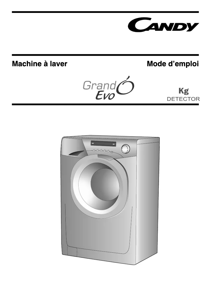 Page 1 de la notice Manuel utilisateur Candy EVO 14103D/1-47